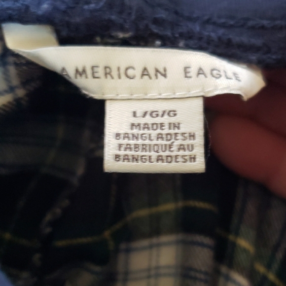 American Eagle Outfitters Plaid Lounge Pants - 2 PAIR Size Large - Picture 7 of 9
